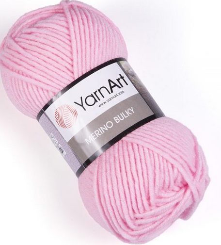 

Пряжа Merino bulky-217, Розовый