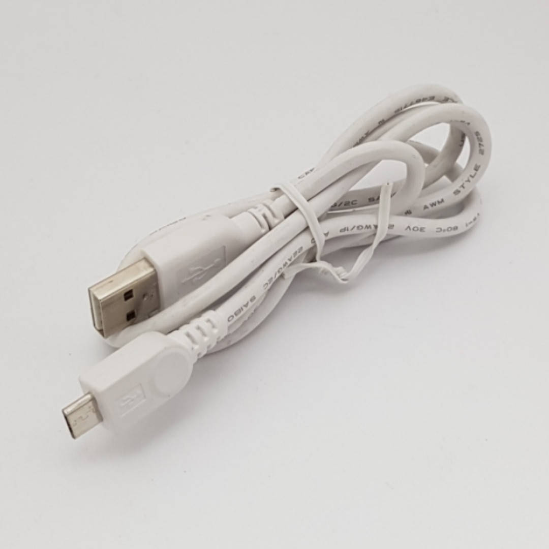 

Кабель micro-usb Lenovo белый Сервисный оригинал с разборки
