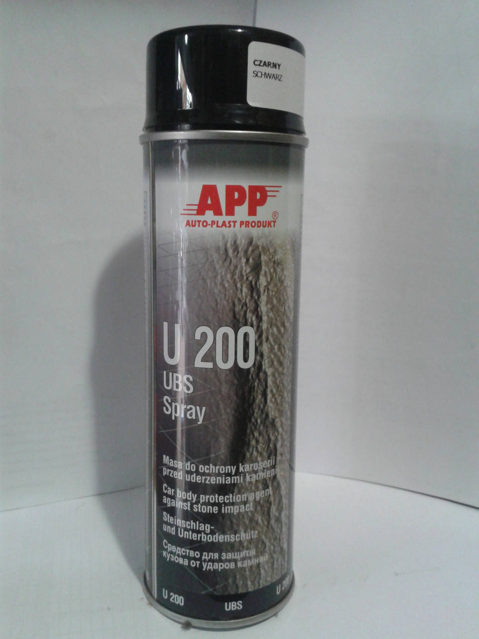 

Антигравий APP U200 аэрозоль 500ml черный