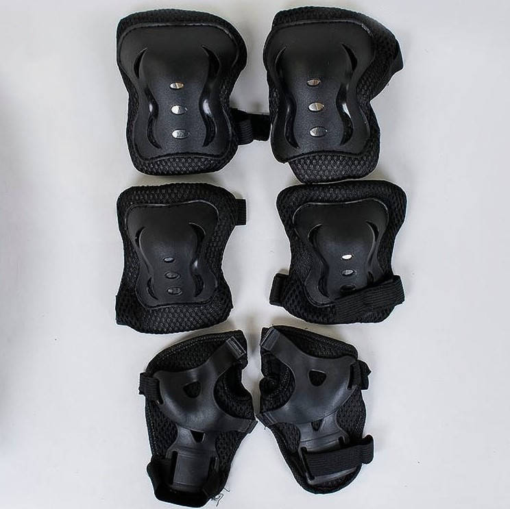 

Детский комплект защиты для катания "TK Sport" (5-8 лет) налокотники, наколенники, на запястье.