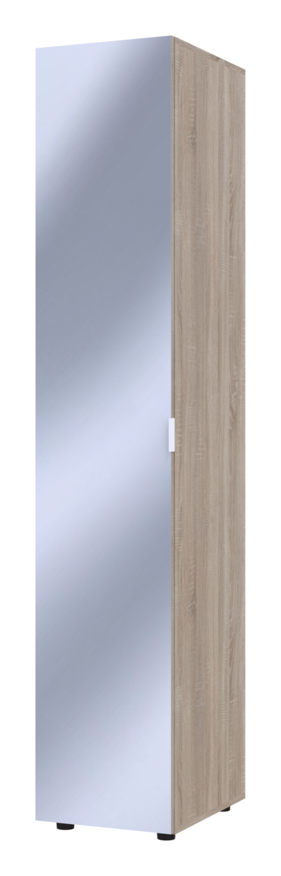 Шафа для одягу Doros Гелар Дуб сонома з Дзеркалом 39х49.5х203.4 (44900243)