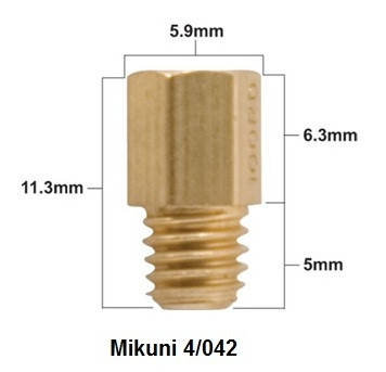 

PROX ОСНОВНАЯ ФОРСУНКА MIKUNI ТИП 4/042 ДИАМЕТР #190 ( 1 ШТ. )/47.190/1