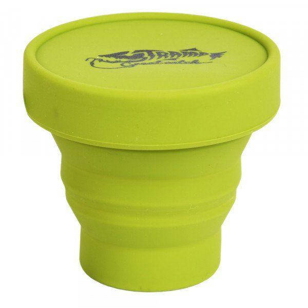 

Стакан складной силиконовый Tramp с крышкой 180ml olive, Оливковый