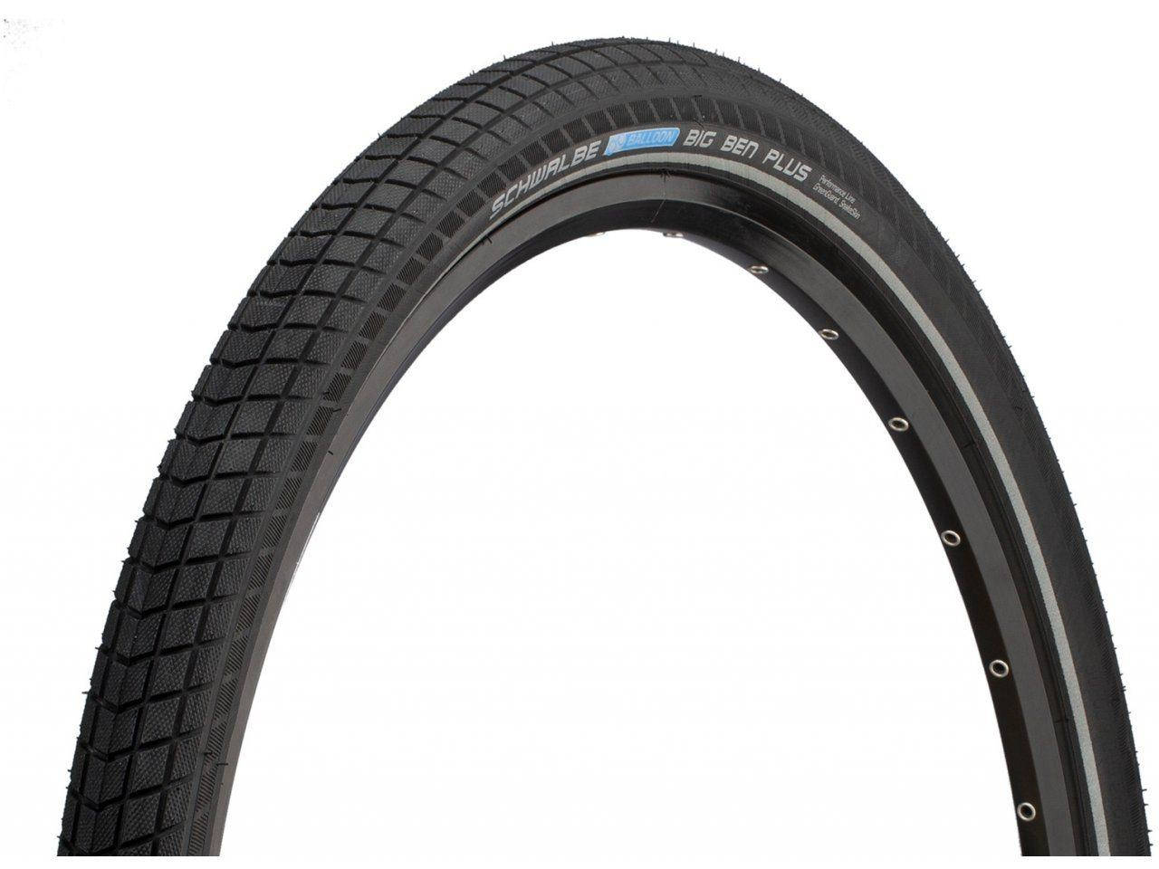 

Покришка 27.5x2.15 (55-584) SCHWALBE BIG BEN PLUS Perf,GreenGuard,SnakeSkin,B/B-SK+RT HS439 ADDIX