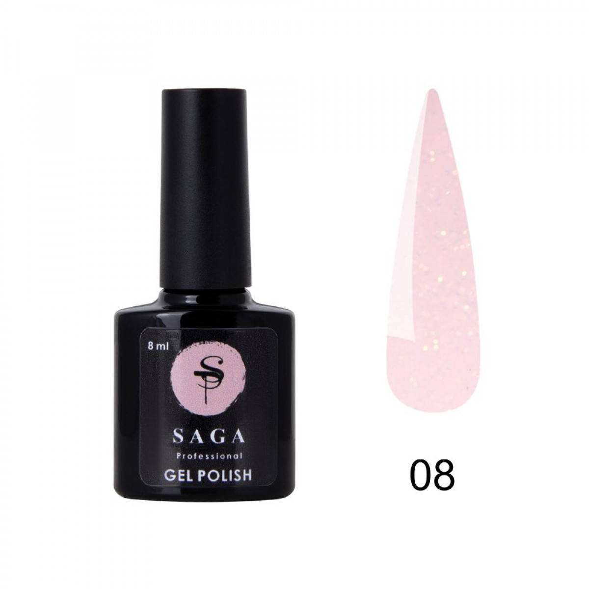 

База цветная для гель-лака Saga Professional Color Base №08, 8 мл