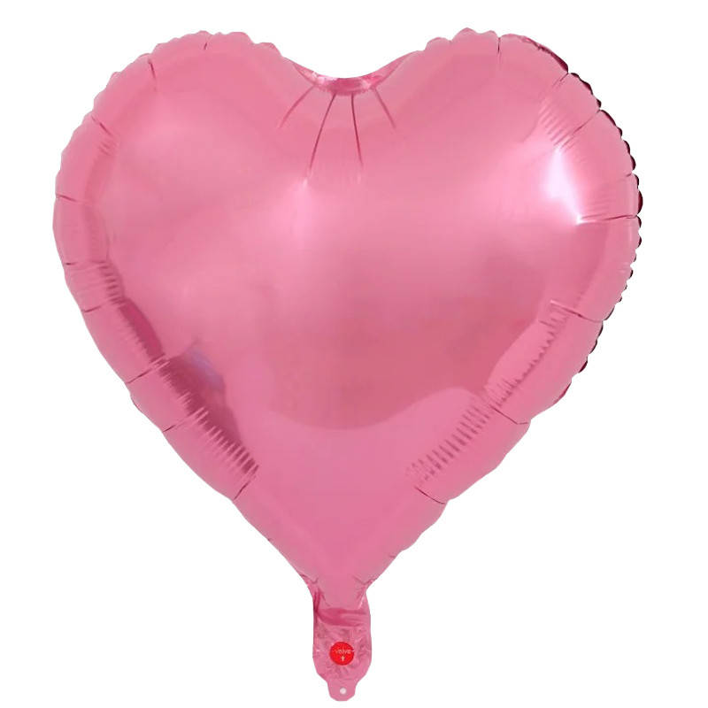 

Фольгированный шар сердце розовый металлик 18" Китай