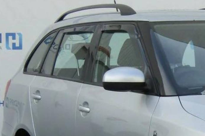 

Дефлекторы окон (вставные!) ветровики Skoda Fabia 2 2007-2014 combi 4шт, HEKO, 28323