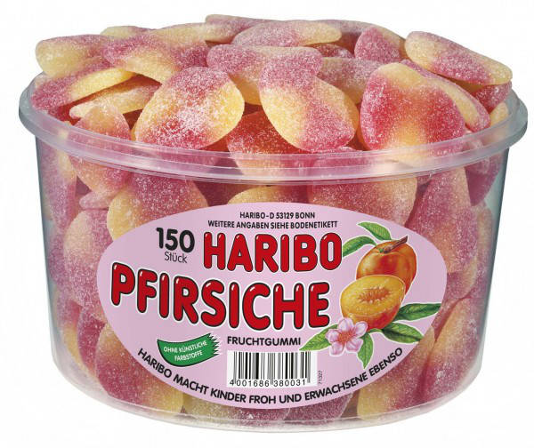 

Желейні цукерки Персик Харибо Haribo 1350гр.