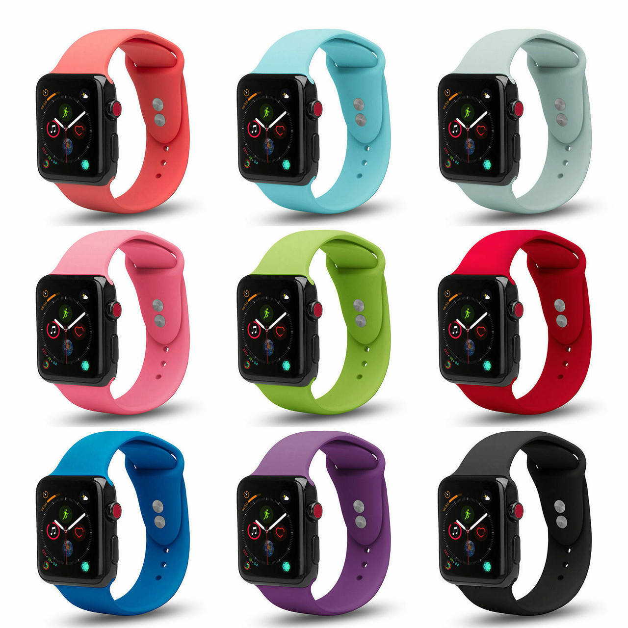 

Силиконовый ремешок для Apple watch 38mm / 40mm