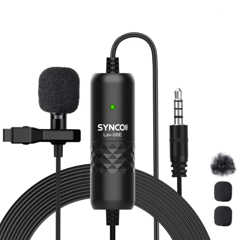 

Микрофон петличный для камер и телефонов SYNCO Lav-S6E
