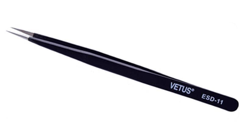 

Стальной антистатический пинцет ESD-11 VETUS (10096)