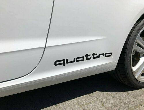 

Виниловая наклейка "Quattro" 8х50 см 2 шт, Белый