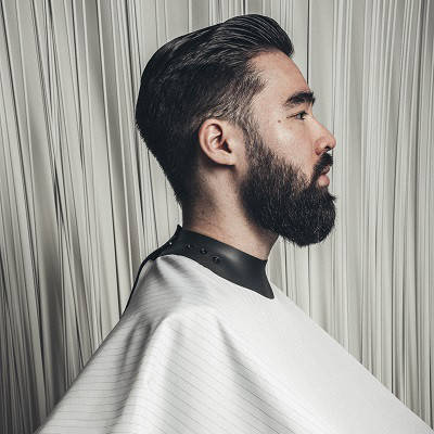 

Накидка парикмахерская Neocape Unigown Pinstripe белая в полоску, Белый