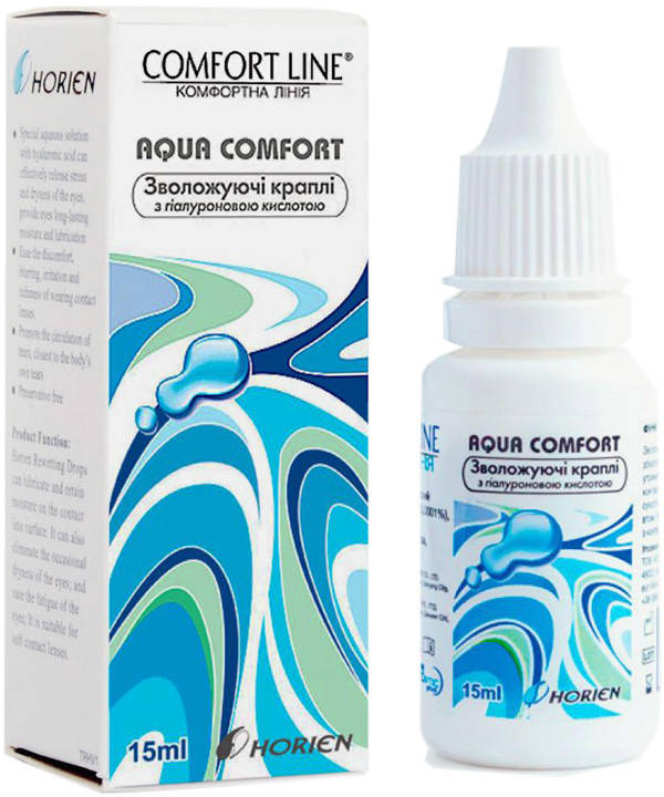 

Капли Aqua Comfort с гиалуроновой кислотой 15 мл