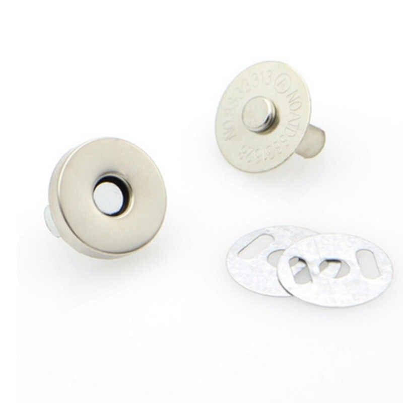 

Кнопка магнитная для сумок 14мм Никель (200шт.)