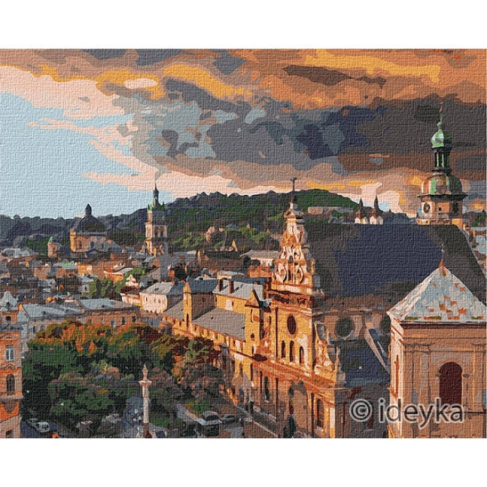 

Картины по номерам - Уютный Львов КНО3595 Ідейка 40х50 см