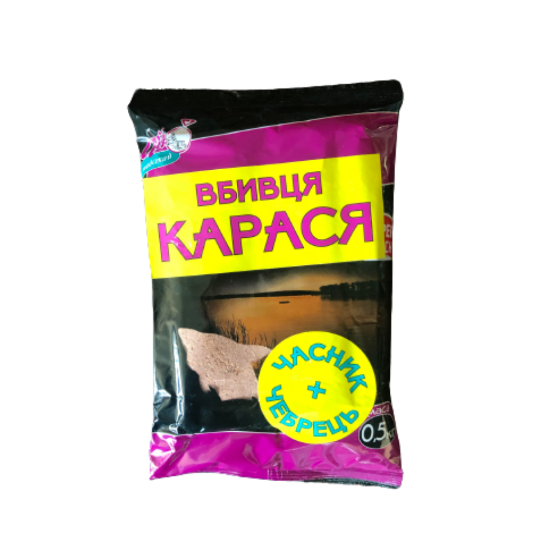 

Прикормка Ай Подсекай 500г (30шт в уп) Вбивцяі Карася (ЧАСНИК+Чебрець)