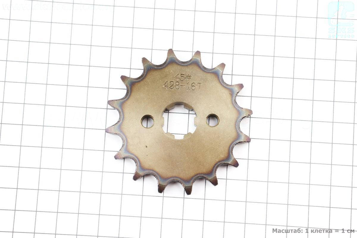 

Звезда каленая передняя JH70-428H 16T на мопед Delta