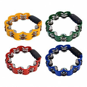 

Тамбурин ALICE ATB001 в форме цветка, Синий;красный;желтый;зеленый