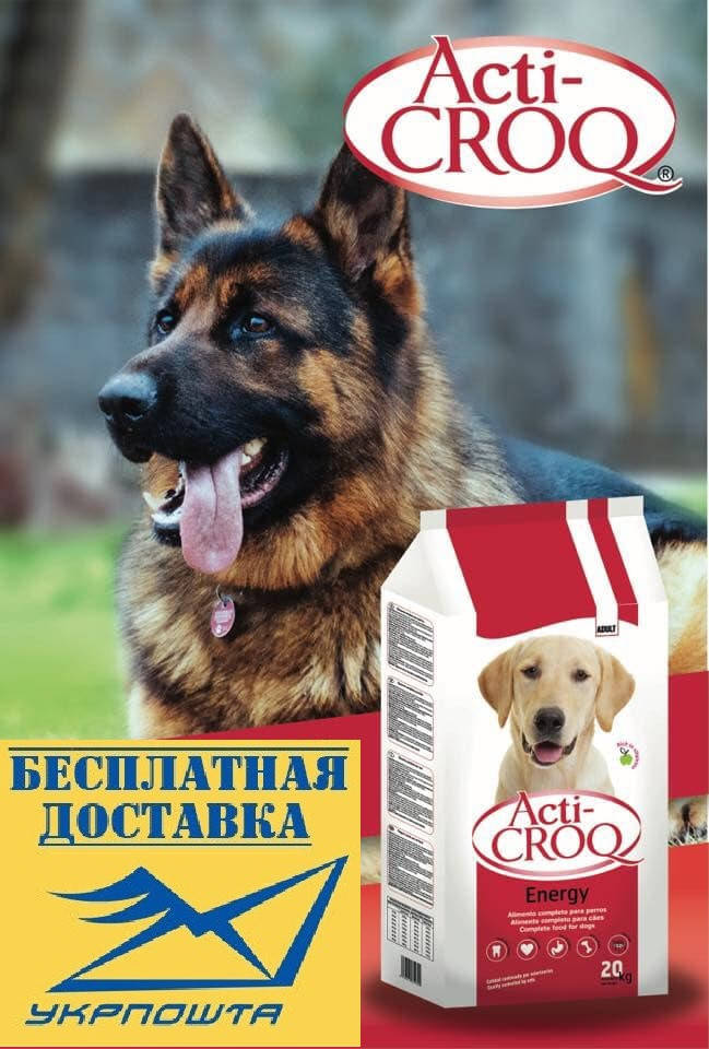 

Сухой корм для собак Премиум Акти-Крок Энерджи 20кг Испания Йозера