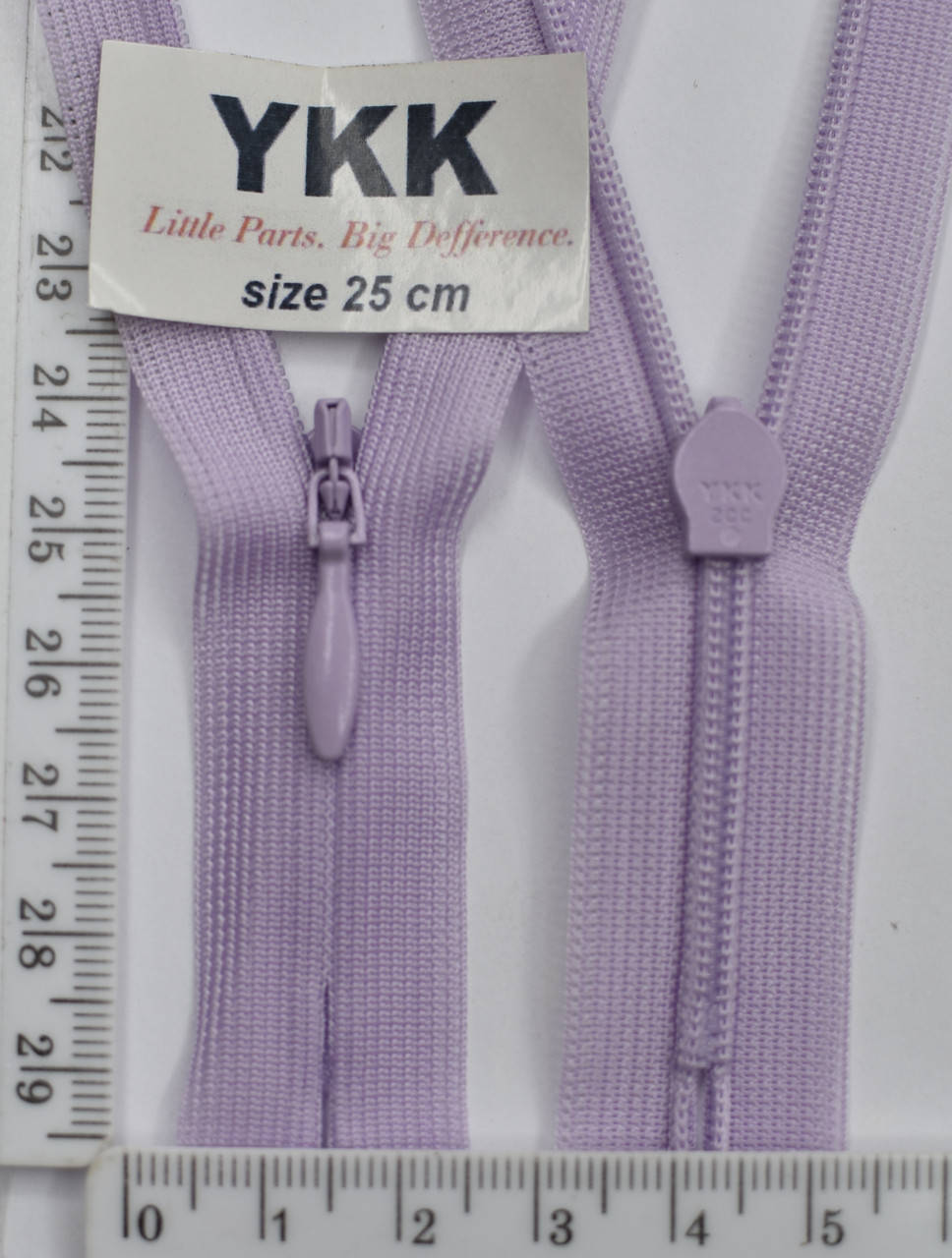 

Молния спираль №2 YKK Япония потайная нейлон 25см (552) уп=5шт