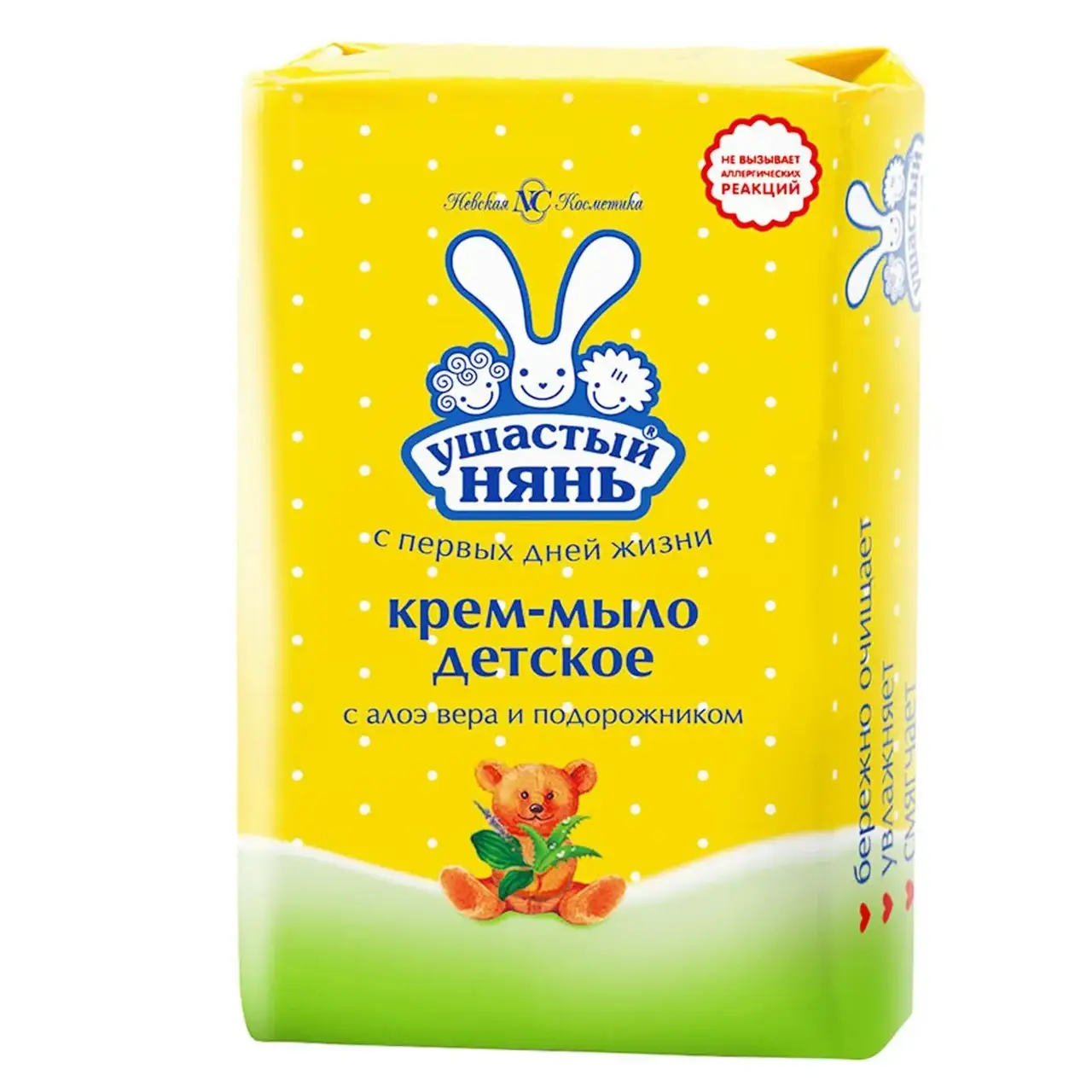 

Детское крем-мыло Ушастый нянь с алоэ, 90 г