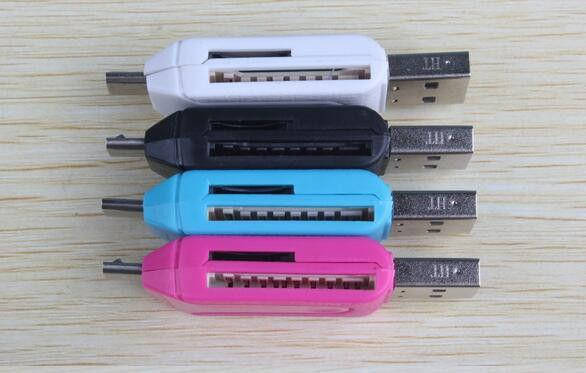 

Универсальный Card Reader MicroUSB - USB 2 в 1., Разные цвета