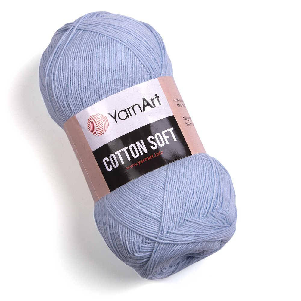 

Yarnart Cotton Soft № 75 голубой