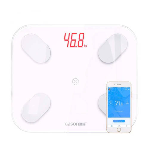

Диагностические весы напольные Bluetooth, смарт-весы 180кг GASON S4, белые