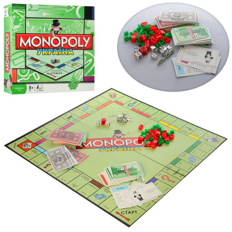 

Настольная игра Монополия Украина / Monopoly / Гра Монополія Україна 6123 UA
