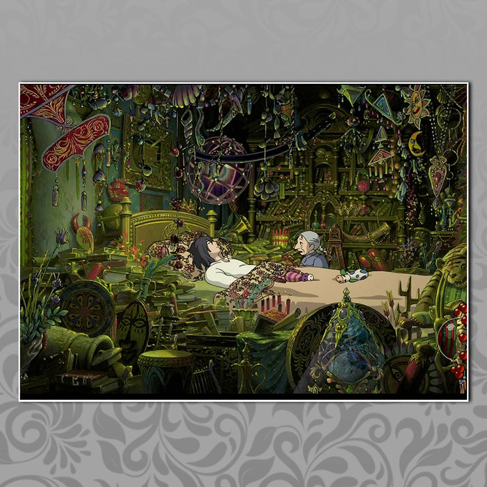 

Плакат Аниме Howl's Moving Castle 07