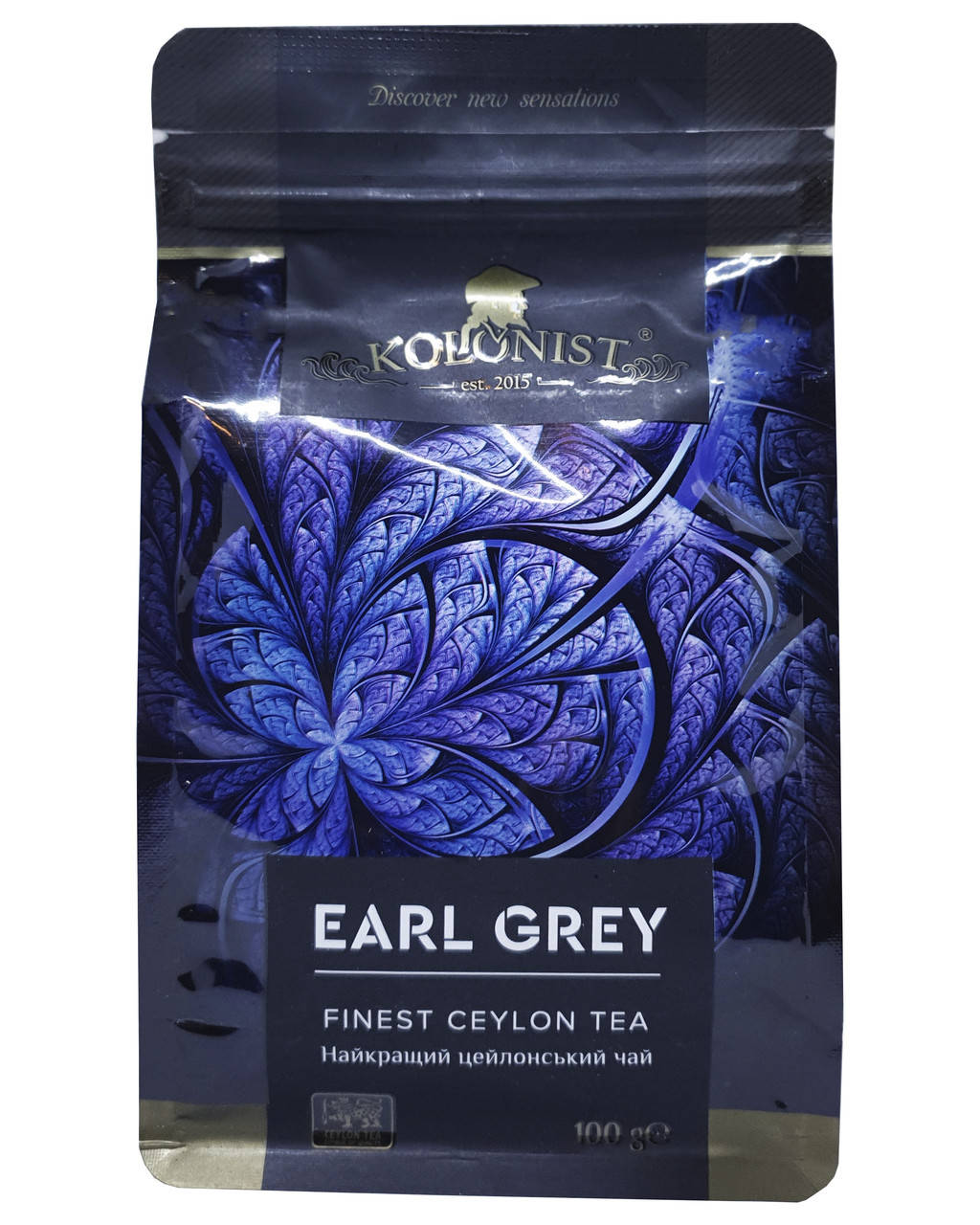 

Чорний чай Kolonist Earl Gray 100 г (54766)