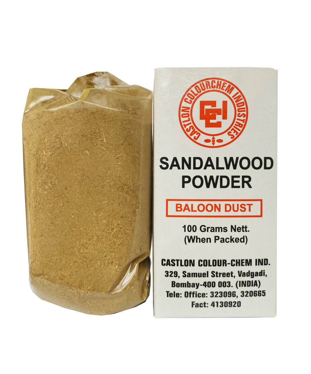 

Порошок Сандала белого Castlon ColourChem Industries sandalwood powder 100 грамм