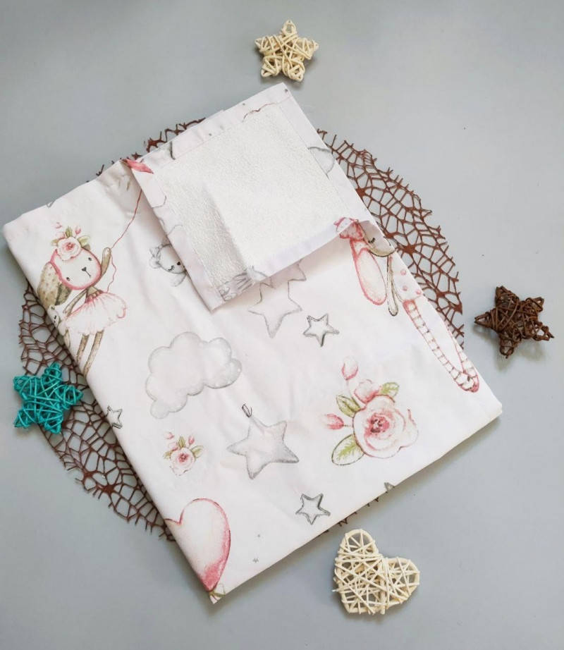 

Многоразовая непромокаемая пеленка 50 х 70 см хлопок, Розовый