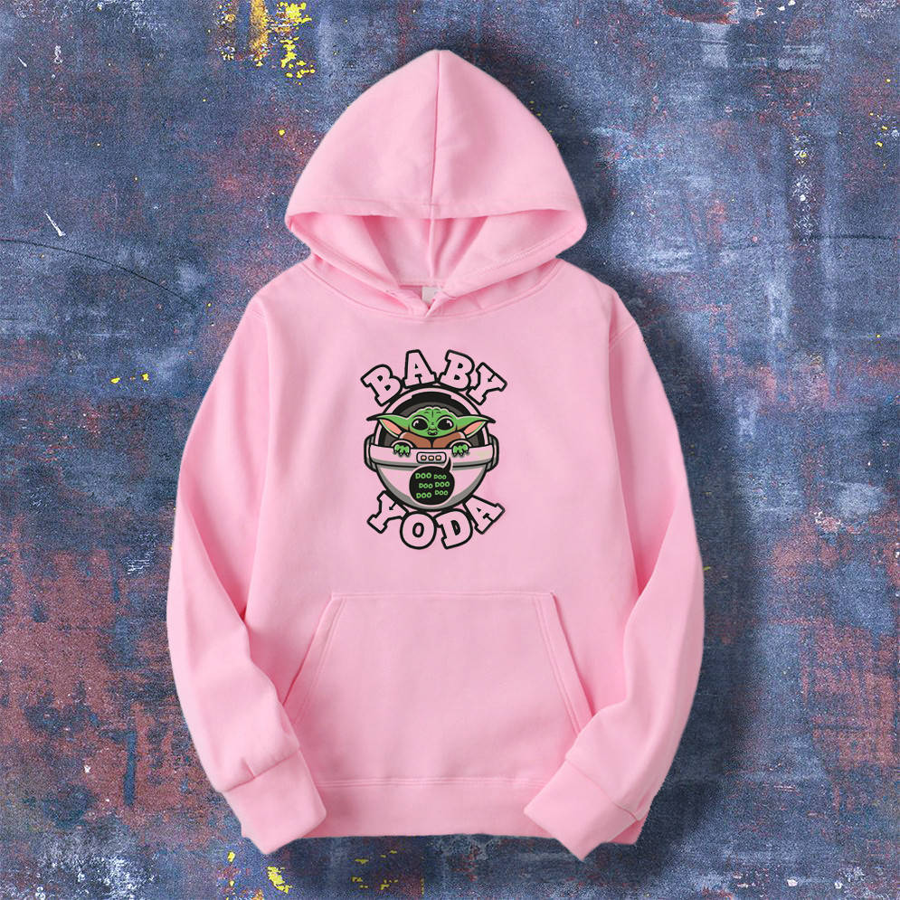 

Худи Mandalorian толстовка розовая Baby Yoda XL, Розовый