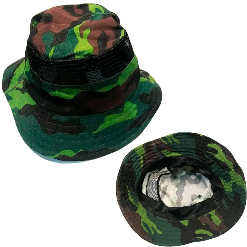 

Панама с сеткой Темный камуфляж / Панама летняя полевая ВСУ