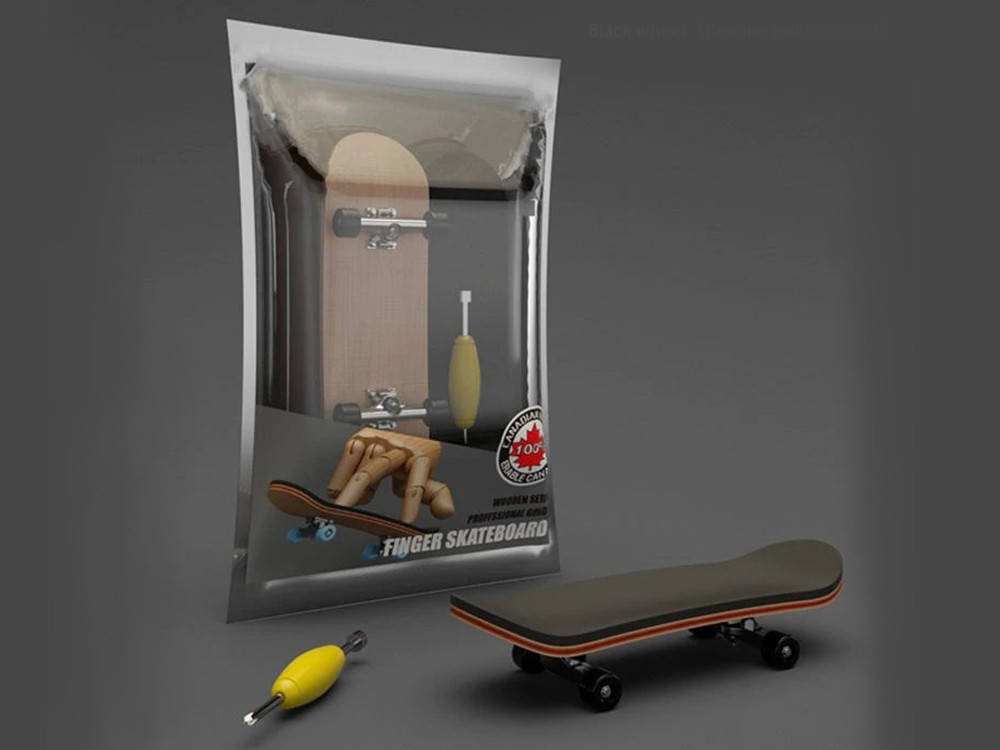 

Фингерборд Fingerboard Мини скейт Черный