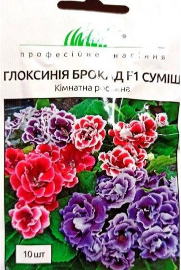 

Семена цветов Глоксиния Брокард F1 смесь Профсемена 10 драже