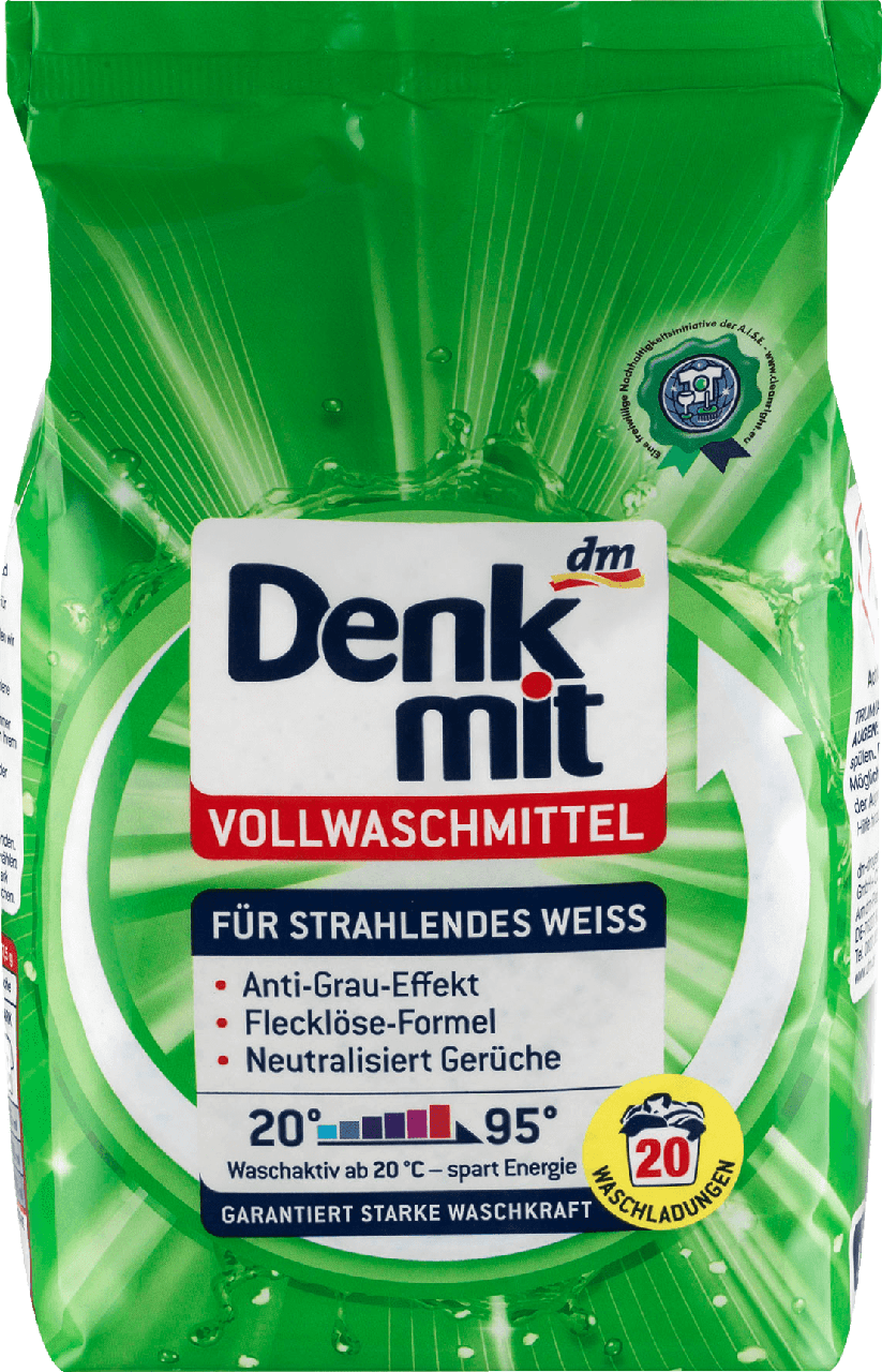 

Стиральный порошок для белого белья Denkmit,1,35 кг
