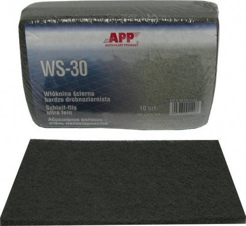 

Абразивное волокно (скотч брайт) мелкозернистое серое, APP WS-30 155*230мм P600