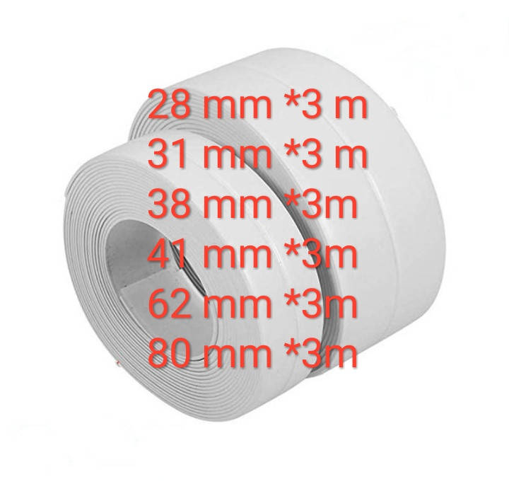 

80 мм Силиконовая бордюрная лента на борт ванны