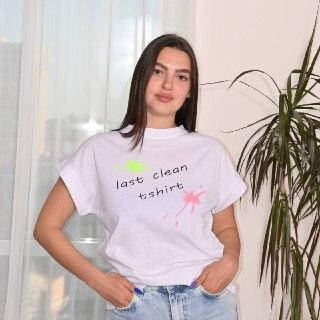 

Футболка женская с рисунком белая размер Л\ХЛ, Разные цвета