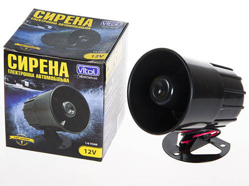 

Сигнал звуковой 6 мелодий 25W (сирена) (СА-90625)