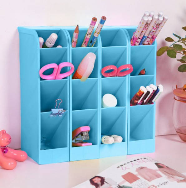 

Органайзер - пенал для мелочей многофункциональный. Голубой