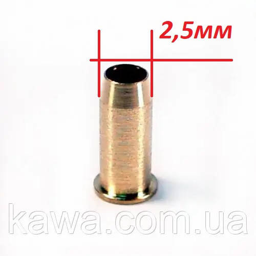

121840120 Вставка в тефлоновую трубку Saeco Delonghi ⌀2,5мм J6/22