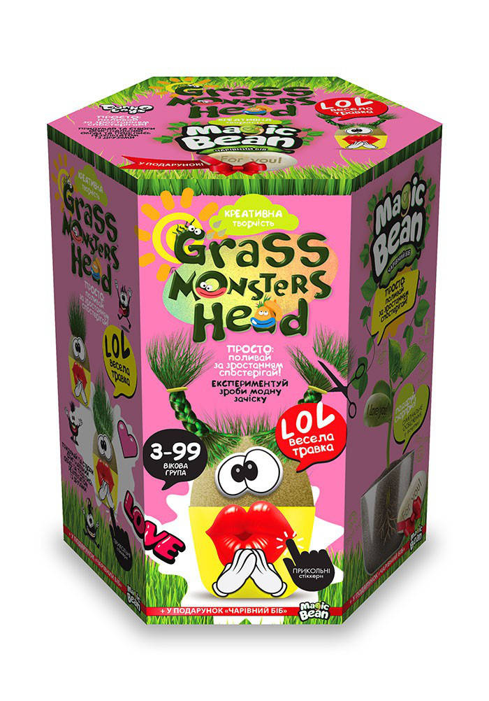 

Набор чтобы вырастить растение Grass Monsters Head (полей и наблюдай)+Волшебный Боб 4