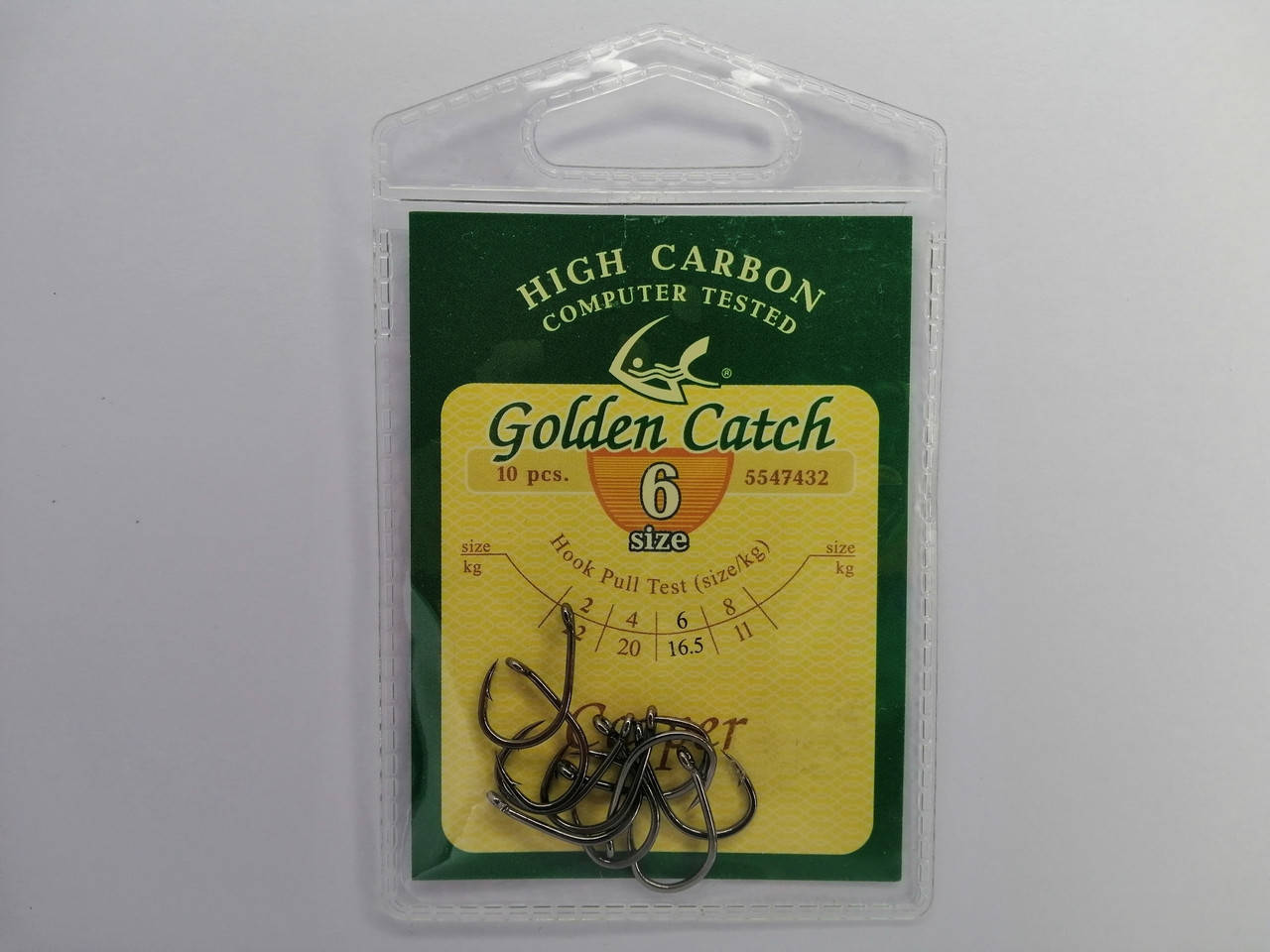 

Крючек Golden Catch Carper №6