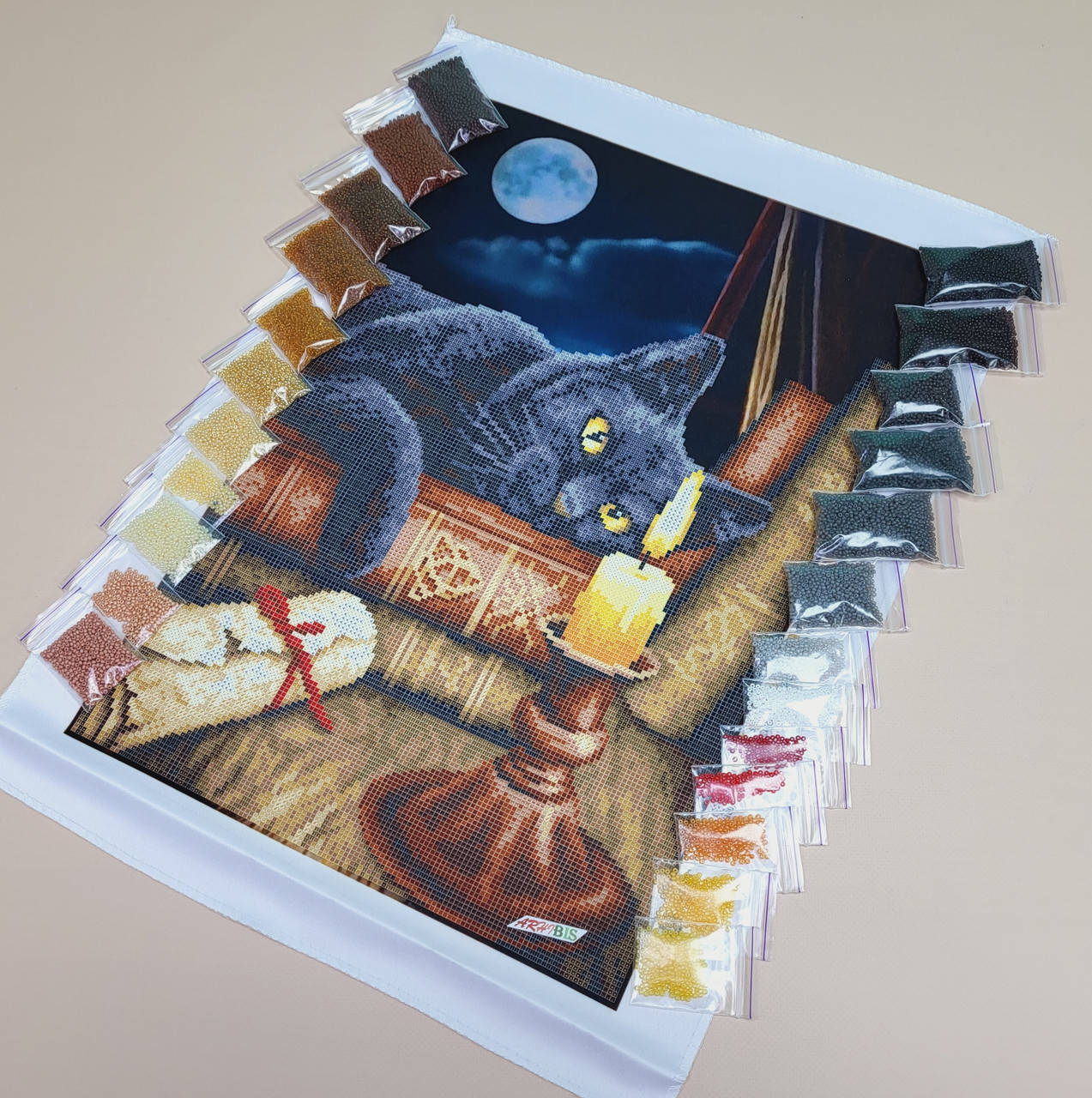 

Набор для вышивки бисером "Ученый кот"