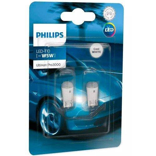 

Світлодіодні лампи Philips Ultinon Pro3000 White 11961U30CWB2 W5W (T10) 12V