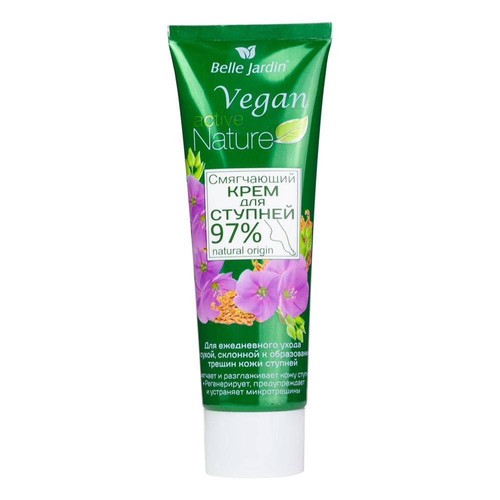 

Смягчающий крем для ступней Семена льна и Д-пантенол, Vegan Active Nature Belle Jardin